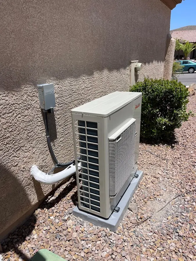 Residential air conditioning condenser unit in Upper Makefield